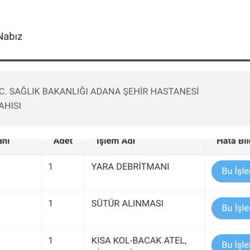 Yanlış İşlem Kaydı Ve Hasta Haklarına Erişememe