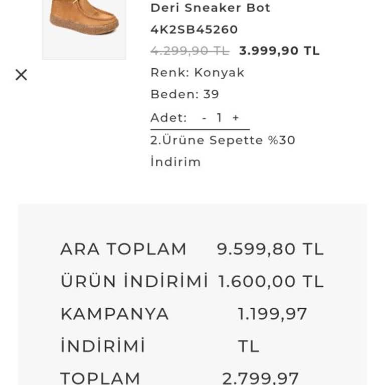 Alışveriş Sepetinde Yanlış Fiyatlandırma Sorunu