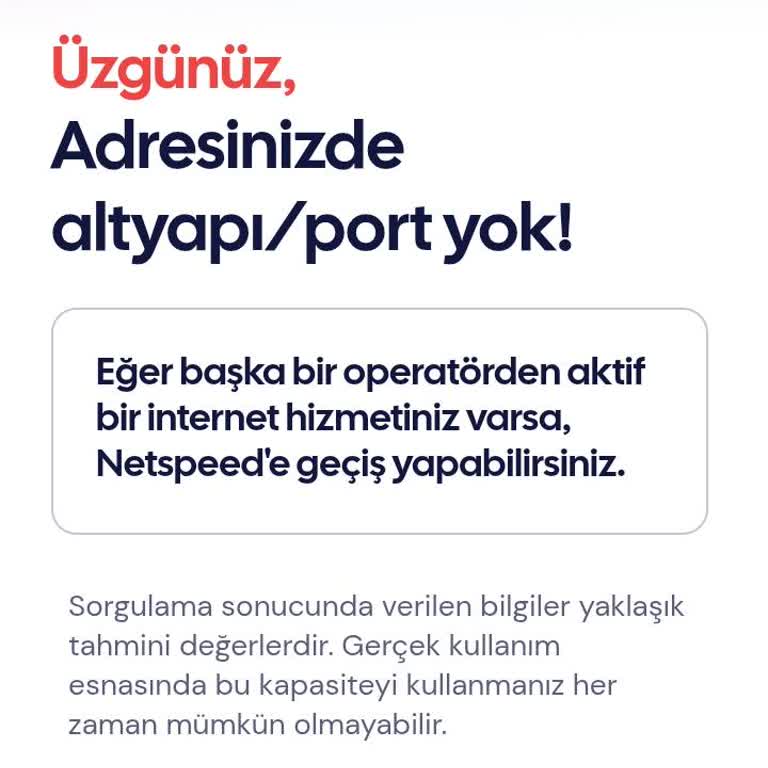 İnternet Altyapı Sorunu Ve Boş Port Beklentisi