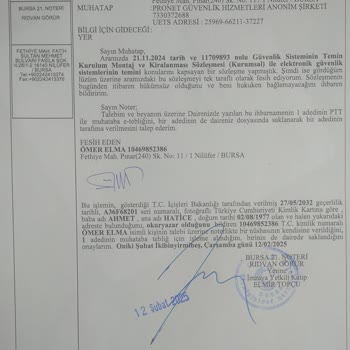 Pronet Güvenlik İle Sözleşme Sorunları Ve İptal Mücadelesi