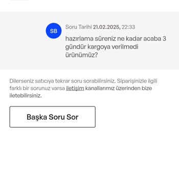 İdefix'ten Sipariş Ettiğim Ürün 8 Gündür Kargoya Verilmedi!