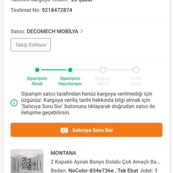 Trendyol'dan Sipariş Verdim, Kargom Nerede?