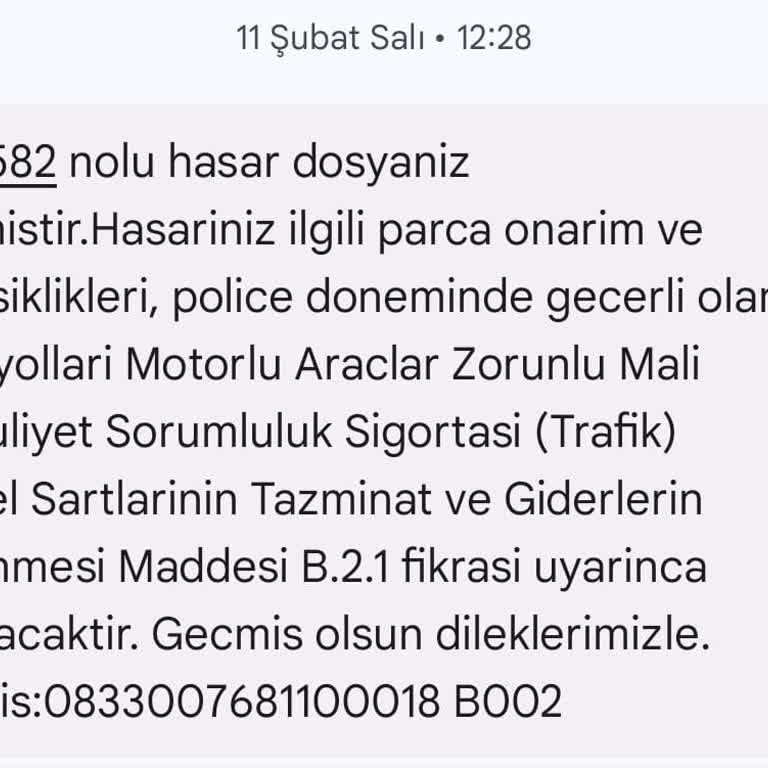 Sigorta Şirketinin Onarım Sürecindeki İtiraz Ve İletişim Sorunları