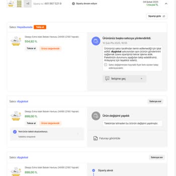 Hepsiburada'da Sipariş Sorunu Ve İlgisizlik