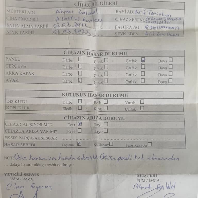 Kırık TV İçin Çözüm Bekliyorum