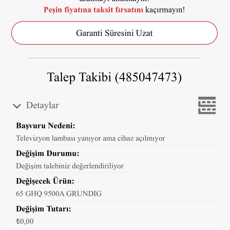 Grundig Arızalı TV Ve Yanıltıcı Değişim Süreci!