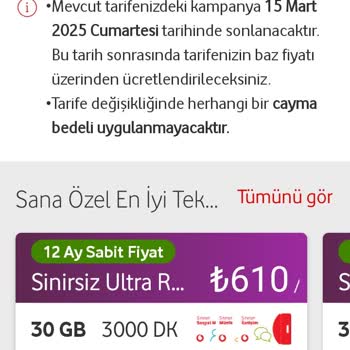 Vodafone'un Fiyat Artışı Kullanıcıları Zorluyor