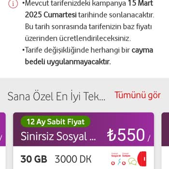 Vodafone'un Fiyat Artışı Kullanıcıları Zorluyor