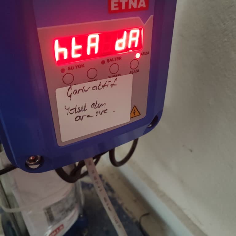 Etna Pompa Ve Hidrofor Teknolojileri Servis Hizmetinde Büyük Hayal Kırıklığı