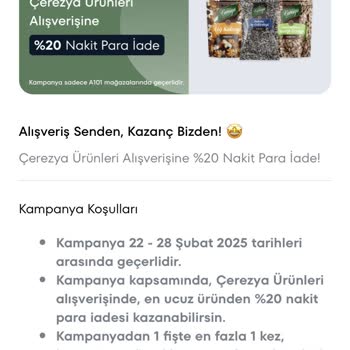 Çerezya Ürünlerinde Beklenen Nakit İadesi Yapılmadı