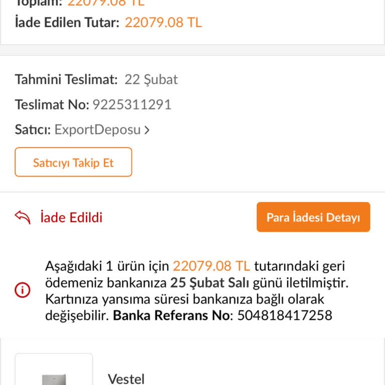 Teslim Edilmeyen Dolap Ve Fiyat Artışı