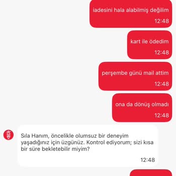 Ödeme İadesinde Gecikme Ve İletişim Sorunları