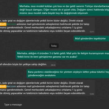 Yanlış Ürünler Ve Yetersiz Müşteri Hizmeti