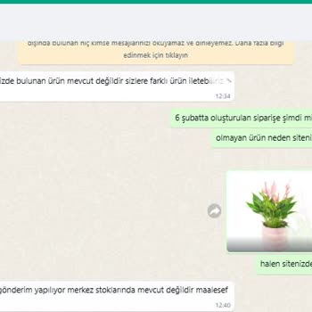 Sipariş Teslimatında Son Dakika İptali Ve Mağduriyet