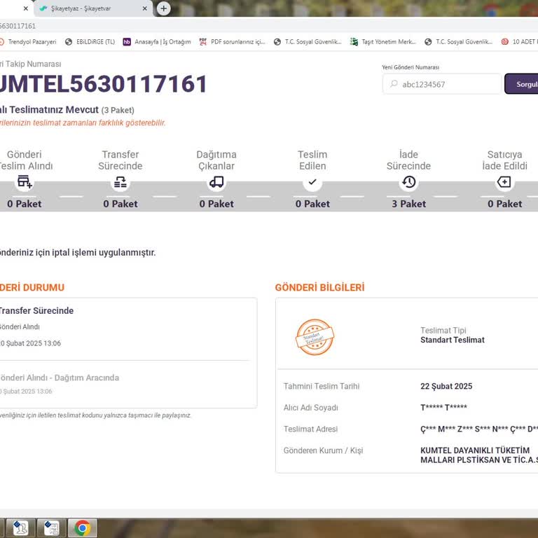 Kayseri'de Bekleyen Kargo: Teslimat Hüsranı