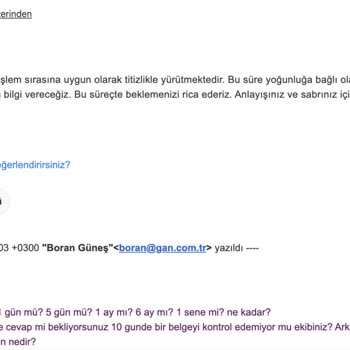 13 Günlük Bekleyiş Ve Otomatik Yanıtlarla Sabır Taşıran Süreç