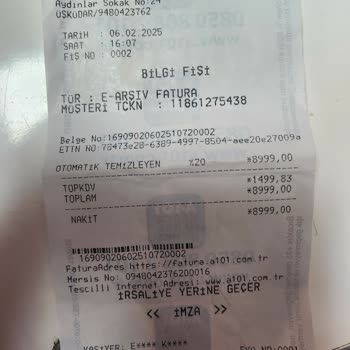 A-101'den Sipariş Edilen Ürün Teslim Edilmedi