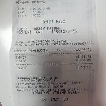 A-101'den Sipariş Edilen Ürün Teslim Edilmedi