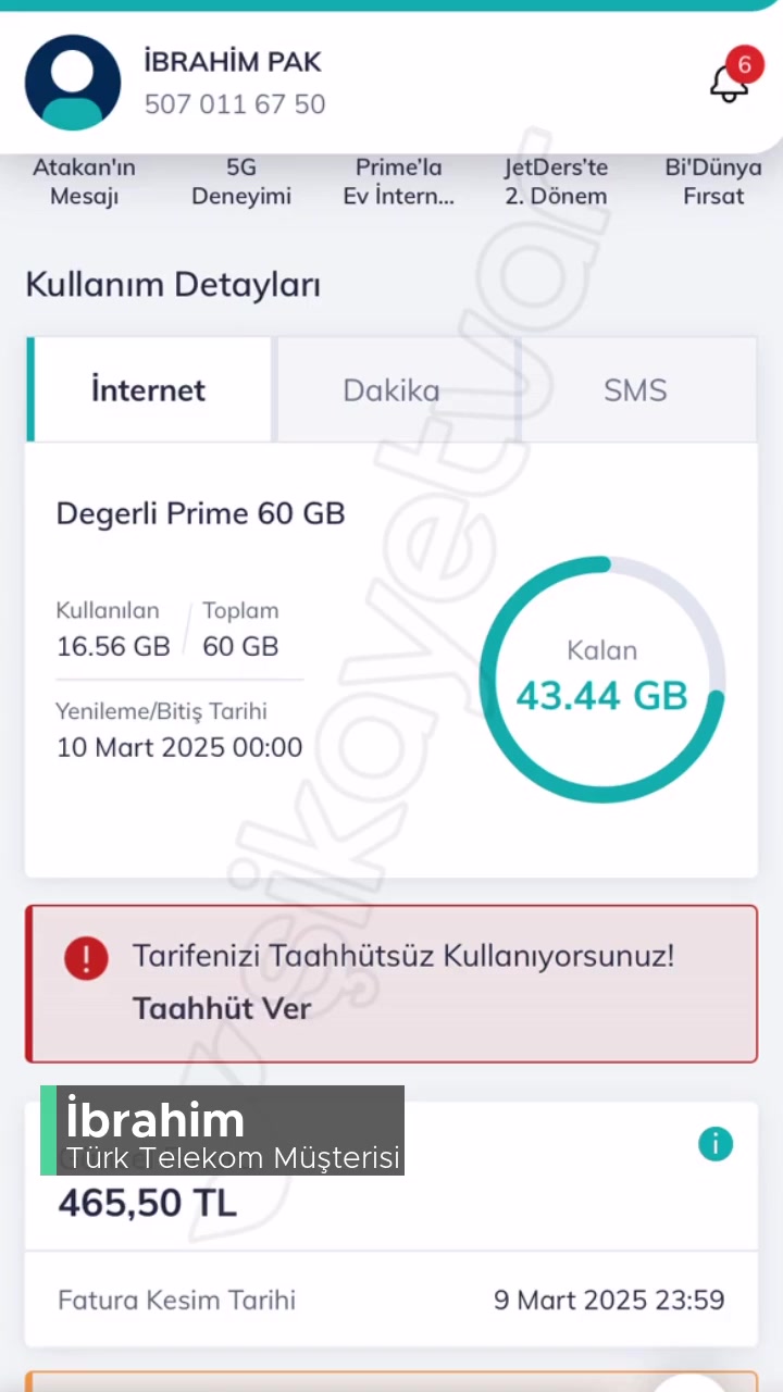 Türk Telekom Uygulaması Taahhüt Süresi! videonun kapak resmi