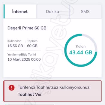 Türk Telekom Uygulaması Taahhüt Süresi!