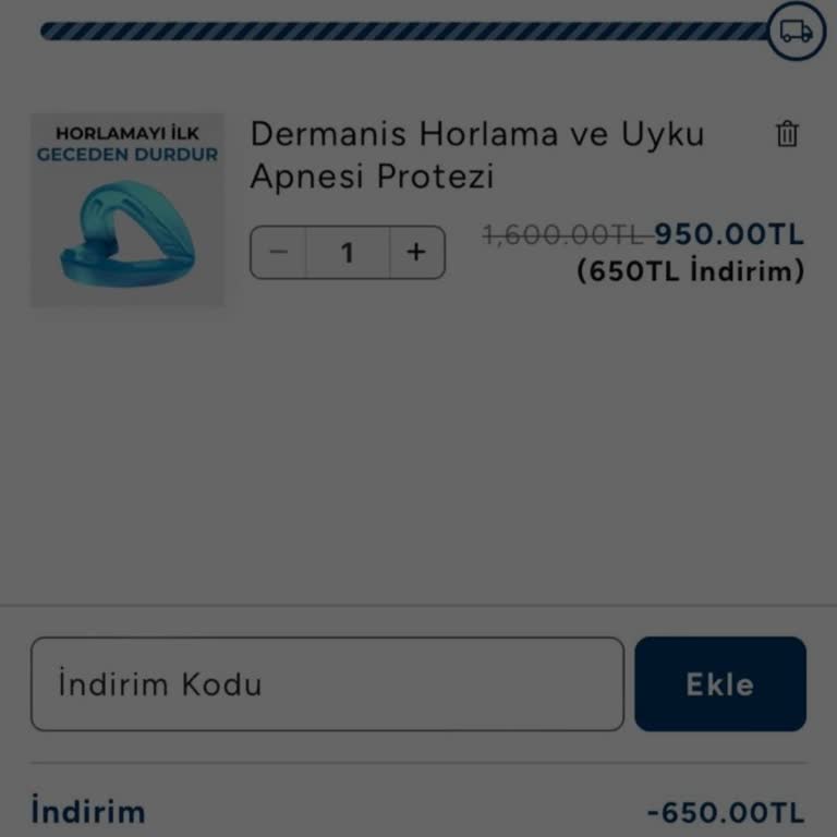 Dermanis Horlama Aparatı Siparişi Sorunu Ve İletişimsizlik