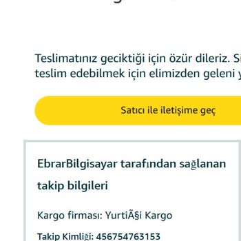 Amazon'dan Alışverişte Stok Sorunu Ve Müşteri Hizmetleri Mağduriyeti