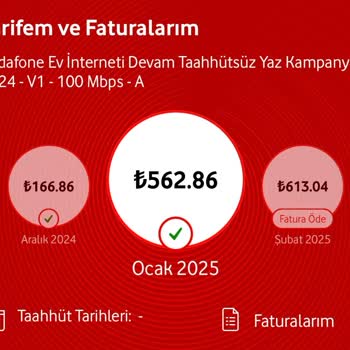 Vodafone'un Haksız Fatura Ve Yetersiz Müşteri Hizmetleri