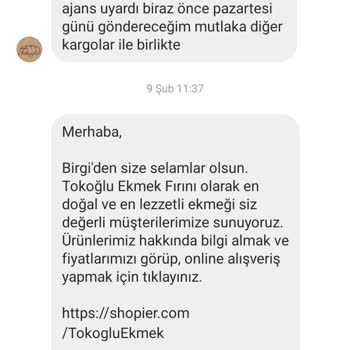 Eksik Teslimat Ve Geciken İade: Tokoğlu Ekmek'ten Hayal Kırıklığı