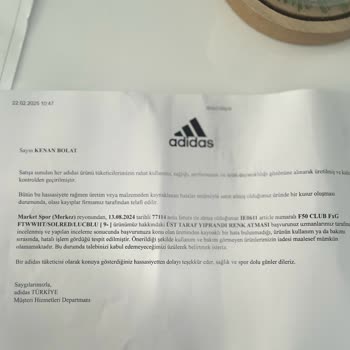 Kramponun Garanti Süresi İçinde Yırtılması