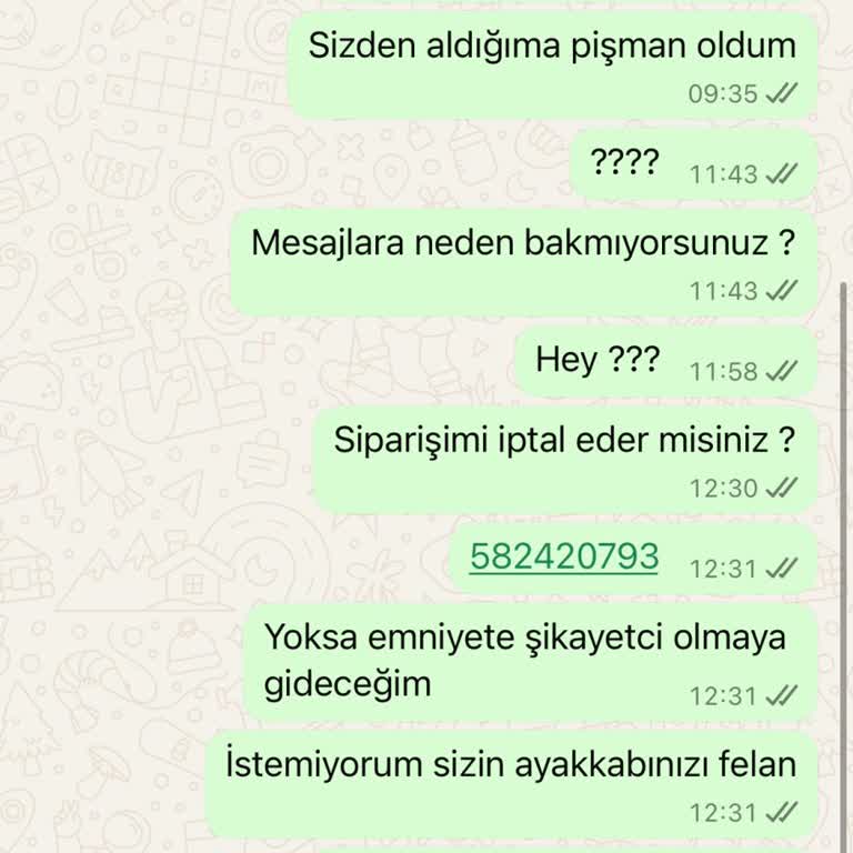 Geciken Ayakkabı Siparişi Ve Yanıtsız İletişim Sorunu
