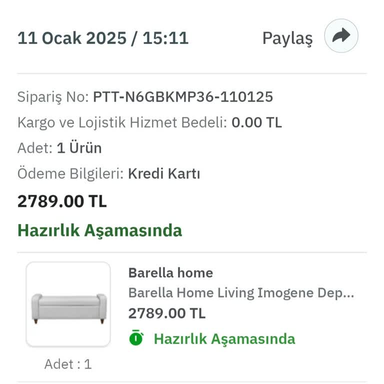 Beklentileri Boşa Çıkaran Hizmet: 1.5 Aylık Teslimat Sorunu Ve İletişim Eksikliği