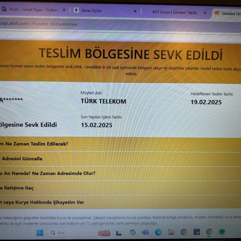 Kayıp Kuryem: Türk Telekom Ve AGT Kurye'nin İletişim Çıkmazı