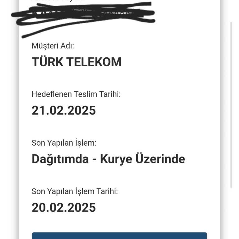 AGT Kurye Teslimat Gecikmesi Ve Yetersiz İletişim Nedeniyle Yaşanan Müşteri Memnuniyetsizliği!