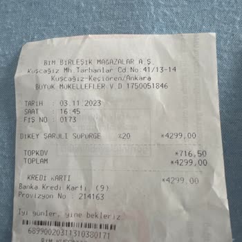 Eksik Parça Nedeniyle Verimsiz Çalışan Ürün