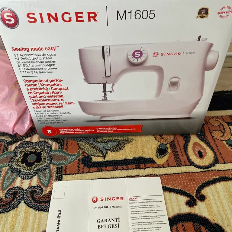 Singer Máquina de coser defectuosa y problema de comunicación