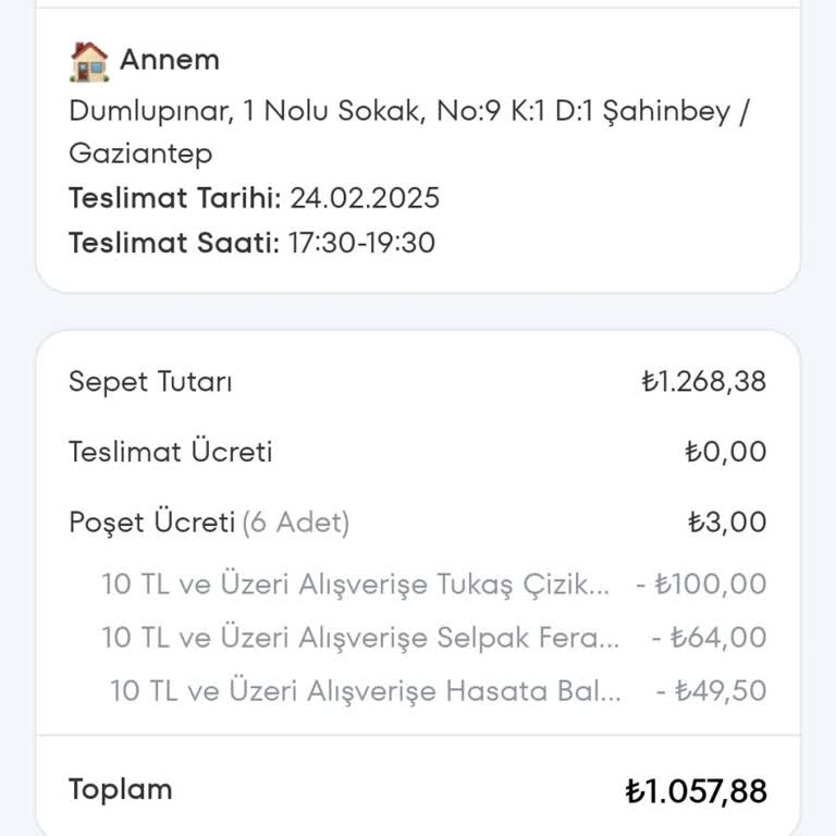 A101 Kapıda Siparişim Teslim Edilmiyor Ve İade Yapılmıyor