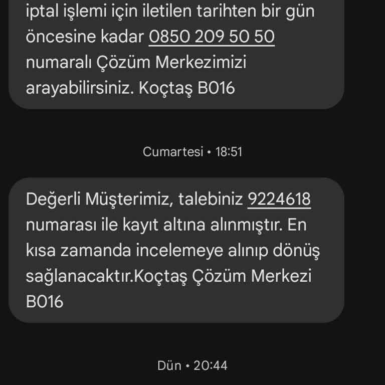 Koçtaş Montaj Hizmeti Ve Servis Sorunları