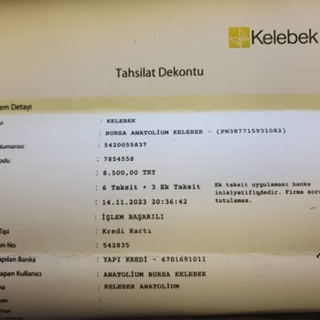 Kelebek'ten Aldığımız Sandalyeler Hâlâ Gelmedi