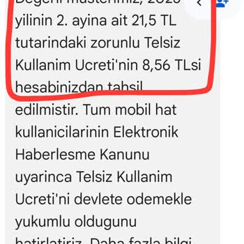 Vodafone'dan Haksız Telsiz Ücreti Kesintisi