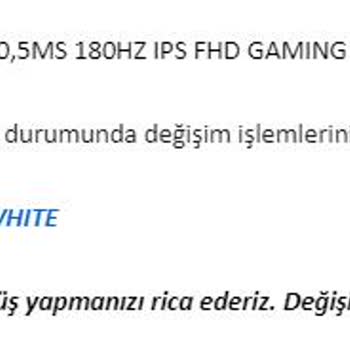 Yanlış Ürün Değişimi Ve Uzayan Süreç
