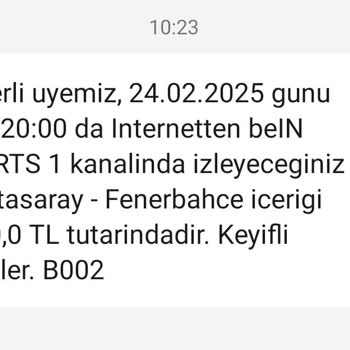 Maç Yayını Sorunu Ve Müşteri Hizmetleri İlgisizliği