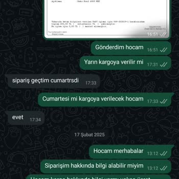 Sipariş Sonrası İlgisizlik Ve Gecikme Sorunu