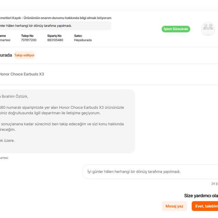 Garanti Sürecinde Belirsizlik Ve İletişimsizlik