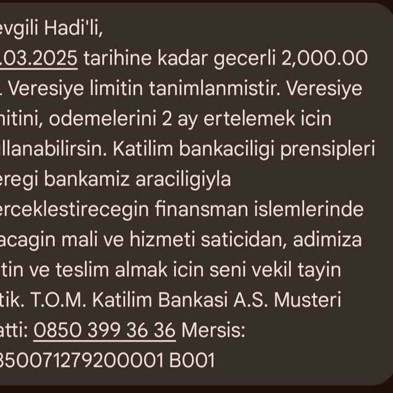 A101 Hadi Kredi Kartı Mesajı Anlaşılmıyor