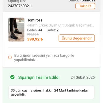 Eksik Teslimat Ve İlgisiz Müşteri Hizmetleri Sorunu