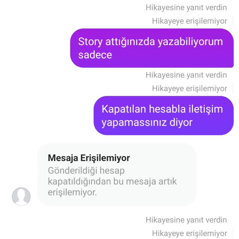 Sipariş Sonrası İletişim Sorunu Ve Kapatılan Hesap