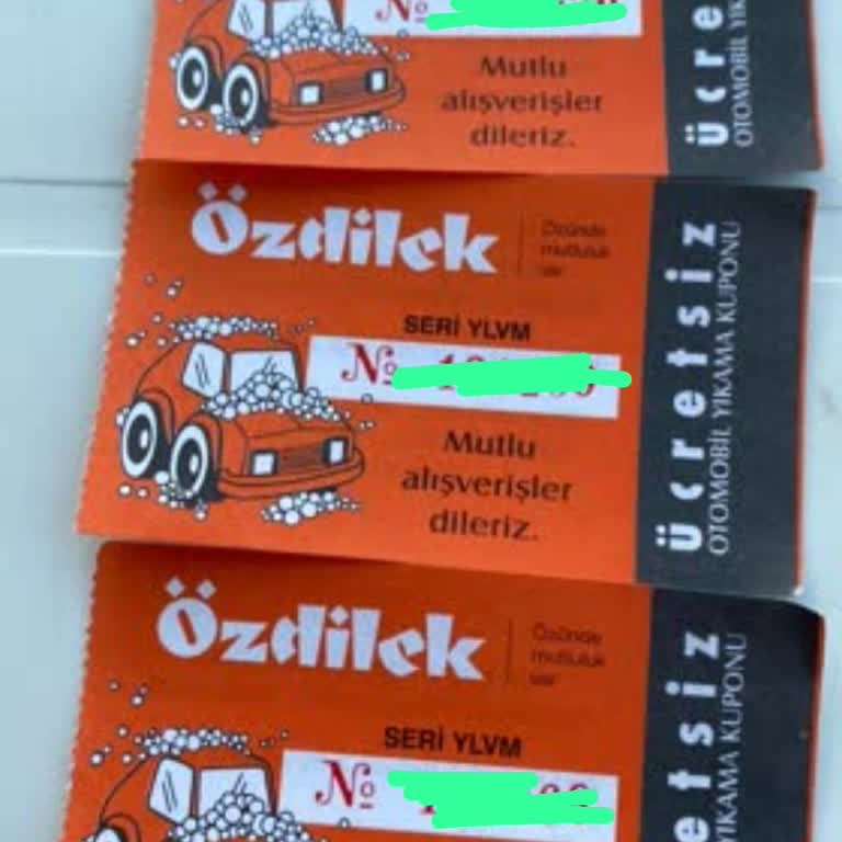 Özdilek Yıkama Fişlerinde Mağduriyet