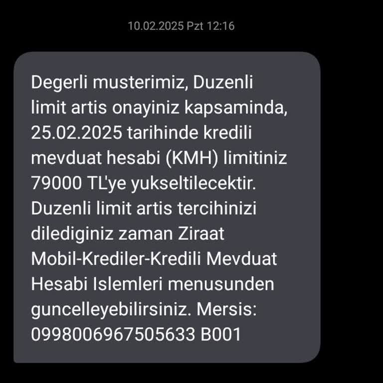 Limit Artışı Sözü Yerine Getirilmedi