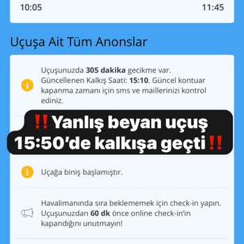 Pegasus Uçuş Gecikmesi Ve Yolcu Mağduriyeti!