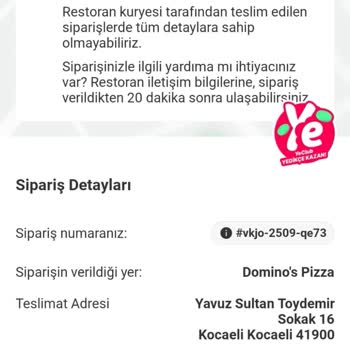 Yemek Sepeti'nde Güvenlik Açığı: Bilgilerimle İzinsiz Sipariş